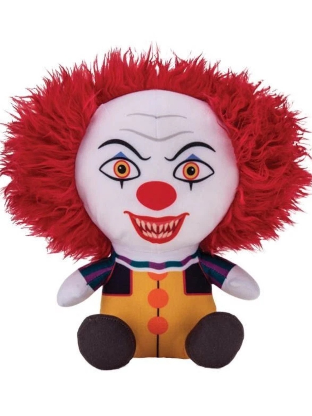 IT The Movie Pennywise Clown Big Head Plush Doll Figure / Warner Bros / 10” NEW